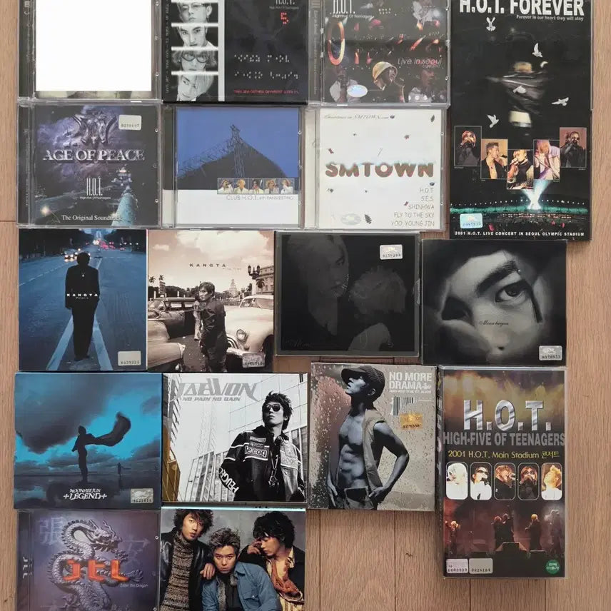 [BUNJANG] H.O.T. &amp; Solo Members &amp; JTL CDs &amp; VHS / 에이치오티(H.O.T.) 강타, 문희준, 이재원 장우혁 JTL