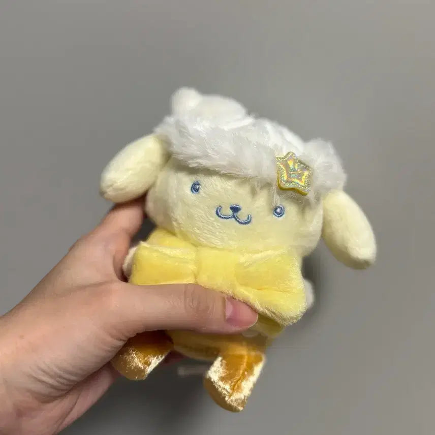 [BUNJANG] Sanrio Pompompurin Winter Outfit Doll Keyring Mascot / 정리중)) 산리오 폼폼푸린 겨울옷 인형 키링 마스코트