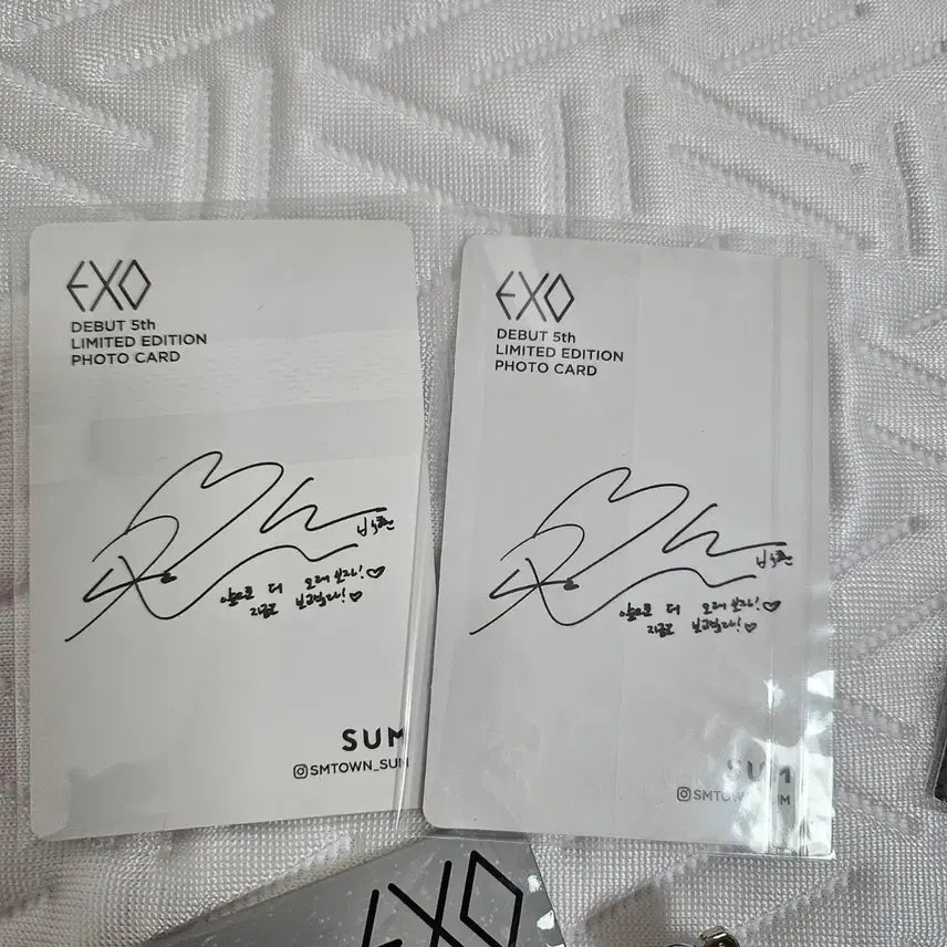 [BUNJANG] EXO Baekhyun Photocard &amp; MD Bundle Set / EXO 백현 포카+MD 세트 판매