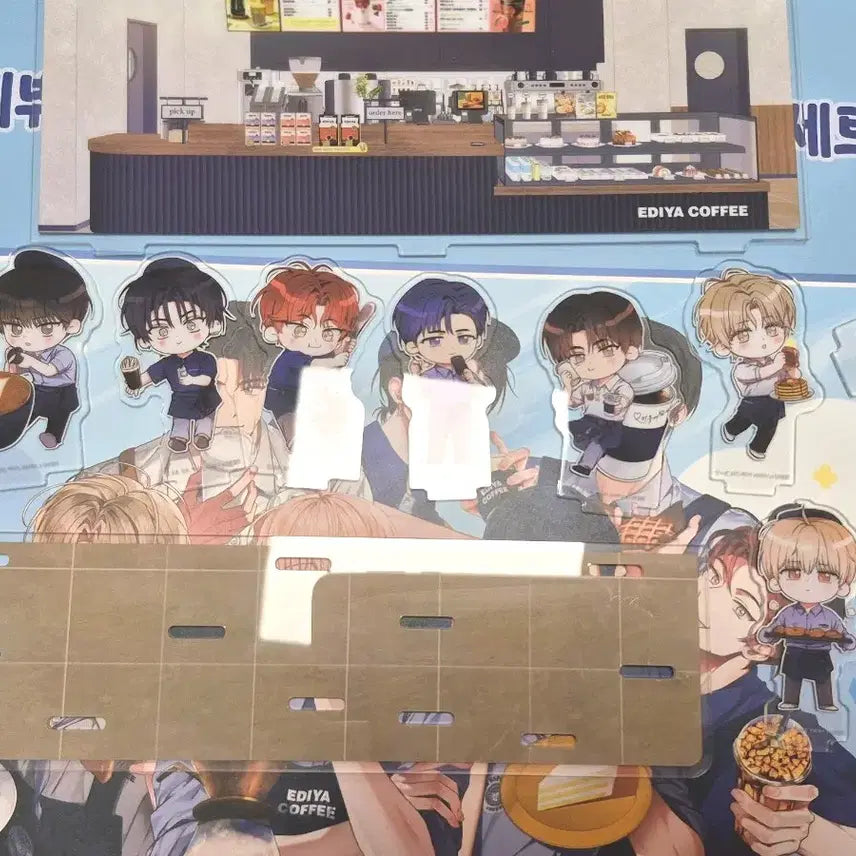 [BUNJANG] Lookism Ediya Collaboration Limited Edition Acrylic Stand (Box Included) / 데못죽 이디야 콜라보 한정판 아크릴 스탠드 (상자 포함)