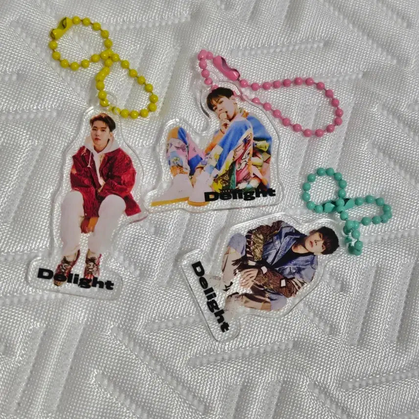 [BUNJANG] EXO Baekhyun Delight Acrylic Keyring / EXO 백현 Delight 아크릴키링