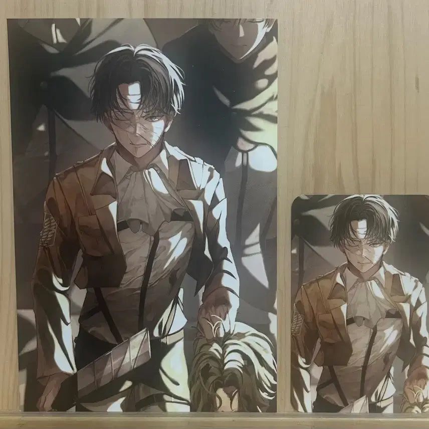 [BUNJANG] Attack on Titan Levi Postcard &amp; Photocard / 진격거 리바이 엽서&amp;포카