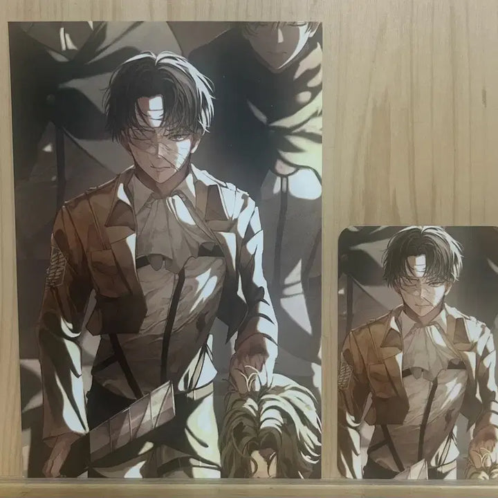 [BUNJANG] Attack on Titan Levi Postcard &amp; Photocard / 진격거 리바이 엽서&amp;포카