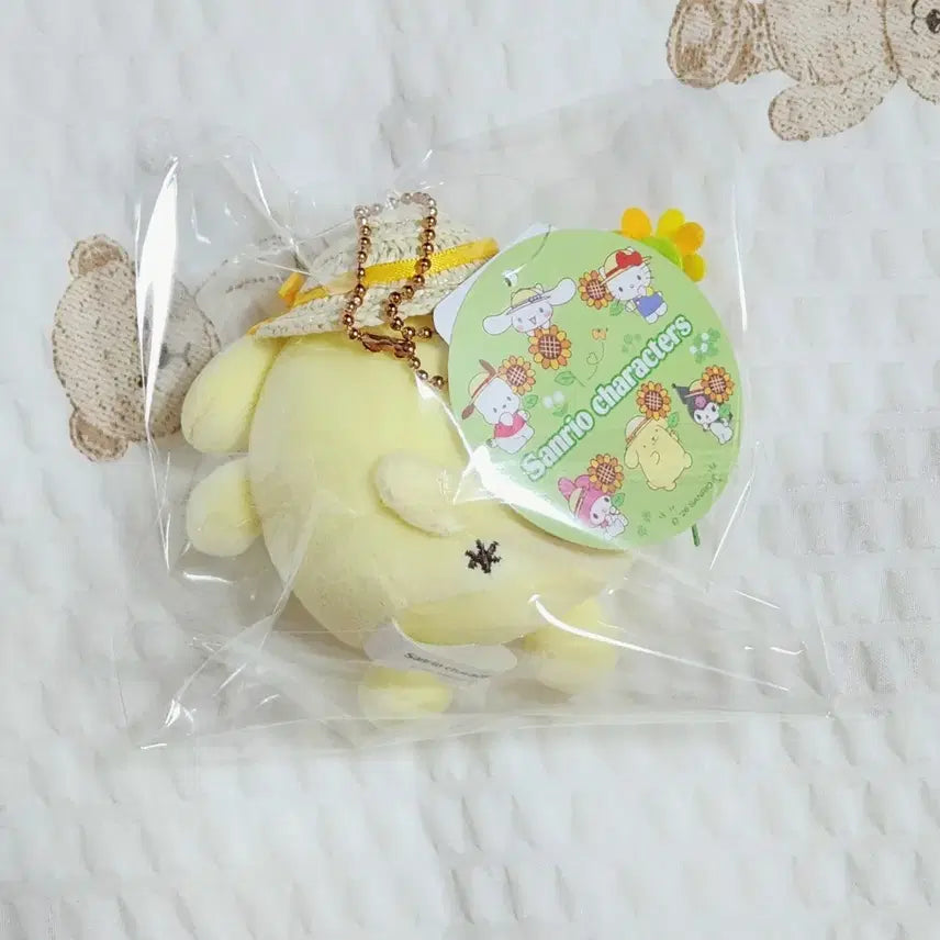 [BUNJANG] Sanrio Moomoo Groomy Sunflower Series Pompompurin Mascot / 산리오 무뉴구루미 따끈따끈 해바라기 시리즈 폼폼푸린 마스코트 팝니다.