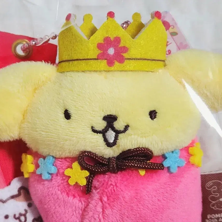 [BUNJANG] Sanrio Pompompurin 30th Anniversary Okurohmi Podaegi Mascot / 산리오 폼폼푸린 30주년 오쿠로미 포대기 마스코트 팝니다.
