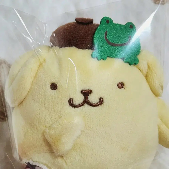[BUNJANG] Sanrio Pompompurin Mascot Vintage 2018 / 산리오 고전 민트&amp;휘핑과 함께 폼폼푸린 마스코트  팝니다.