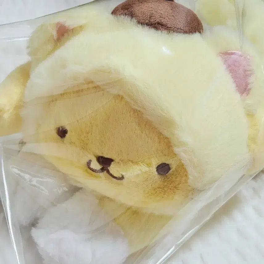 [BUNJANG] Sanrio Koneko Hug Series Hugging Cat Pom Pom Purin Plush / 산리오 코네코 포옹 시리즈 허그캣 꽉안아 고양이 폼폼푸린 인형 팝니다.