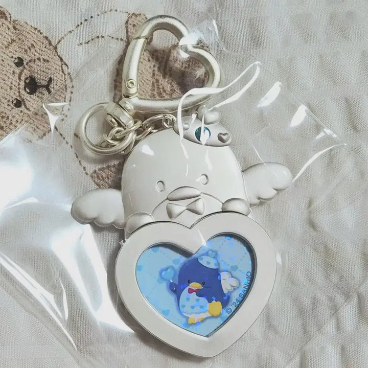 [BUNJANG] Sanrio Yumemiru Dreaming Angel 2 Tuksang Angel Keychain / 산리오 유메미루 꿈꾸는 엔젤2 턱샘 키홀더 팝니다.