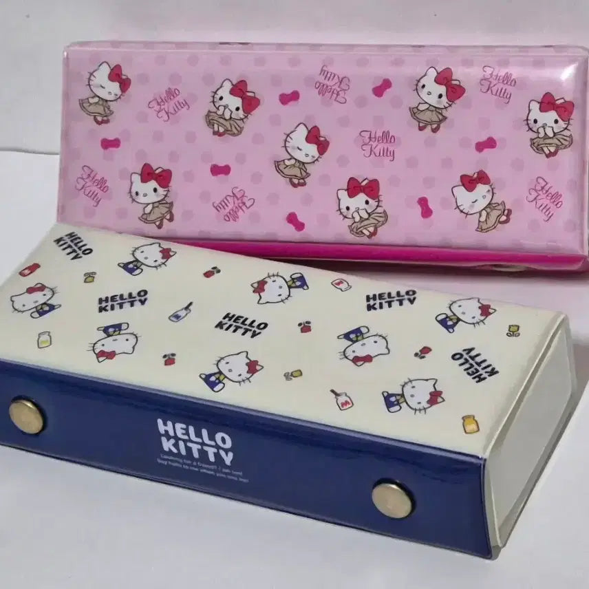 [BUNJANG] Sanrio Hello Kitty Fluffy Pencil Case / 고전문구 키티 폭신 필통 케이스