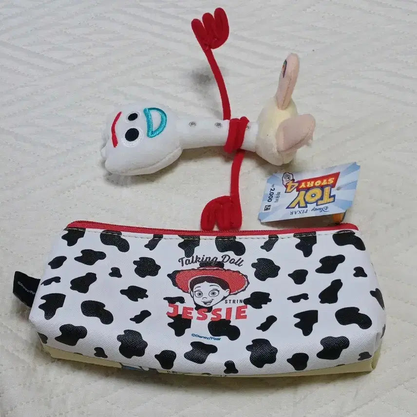 [BUNJANG] Toy Story Jessie Pouch + Forky Plush / 토이 스토리 제시 파우치 + 포키 인형