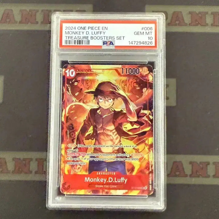 [BUNJANG] One Piece Card Monkey D. Luffy ST10-006 Treasure Booster English PSA 10 / 원피스 카드 루피 ST10-006 트레저 부스터 영판 PSA10