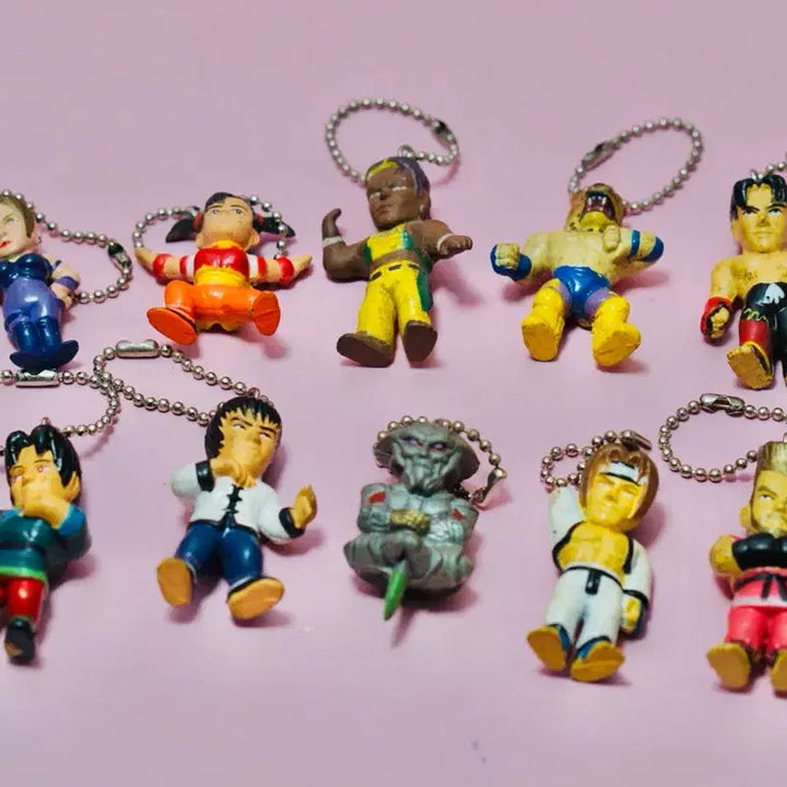 [BUNJANG] Tekken Keychain Retro Collection Set / 철권 키링 추억의 고전완구 레트로 빈티지 수집 세트구성