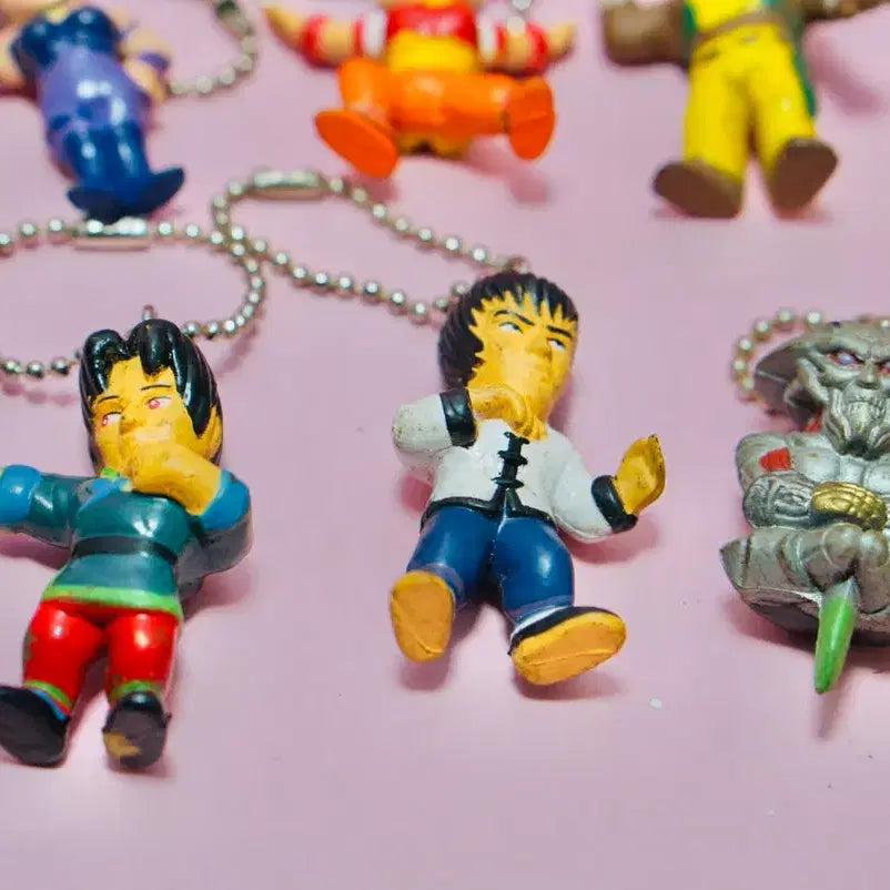 [BUNJANG] Tekken Keychain Retro Collection Set / 철권 키링 추억의 고전완구 레트로 빈티지 수집 세트구성