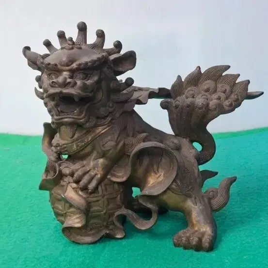 [BUNJANG] Bronze Haechi Statue / 21   25 센치 통 동재질무게있음 용 해태