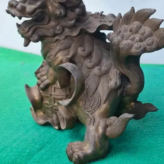 [BUNJANG] Bronze Haechi Statue / 21   25 센치 통 동재질무게있음 용 해태
