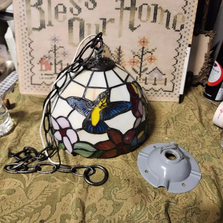 [BUNJANG] Stained Glass Ceiling Lamp Diameter 20cm / 스테인드글라스 천장등 지름20cm42000원