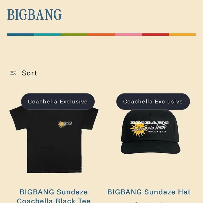 [BUNJANG] BIGBANG Coachella MD Sundays Hat Black / 빅뱅 코첼라 MD 캡 선데이즈 햇 블랙 새상품