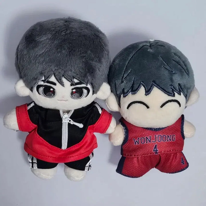 [BUNJANG] Garbage Time Won Jung Jeon "Gomzi" 10cm Doll (Includes Outfit) + "Jjakppung" Doll / 가비지타임 갑타 원중 전영중 솜인형 뼈깅 10깅(옷포함) + 작뿡 인형 일괄 원가 이하 양도