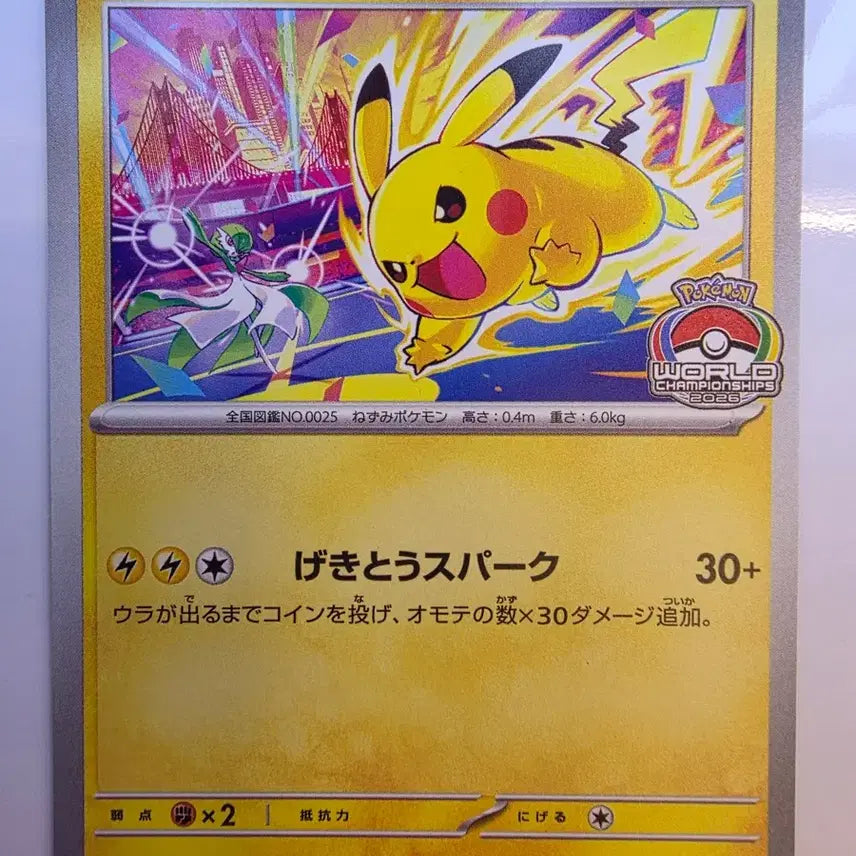 [BUNJANG] Pokemon Card Japanese Pikachu World Championship Promo / 포켓몬카드 일판 피카츄 월드 챔피언십 프로모