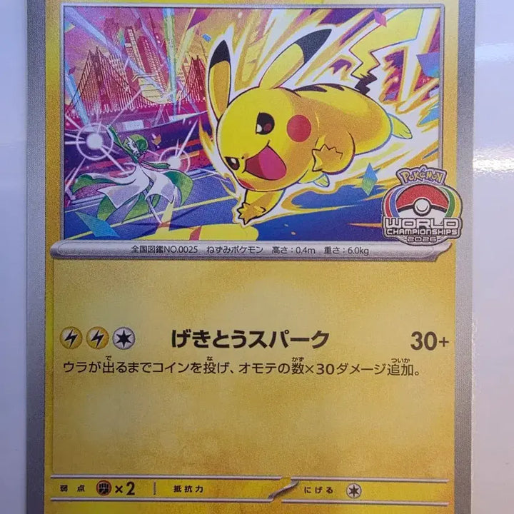 [BUNJANG] Pokemon Card Japanese Pikachu World Championship Promo / 포켓몬카드 일판 피카츄 월드 챔피언십 프로모