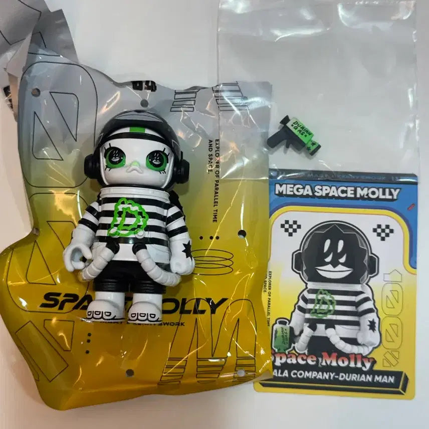 [BUNJANG] POP MART Space Molly 100% Series 4 Durian Man / 팝마트 스페이스몰리 100% 시리즈4 두리안맨