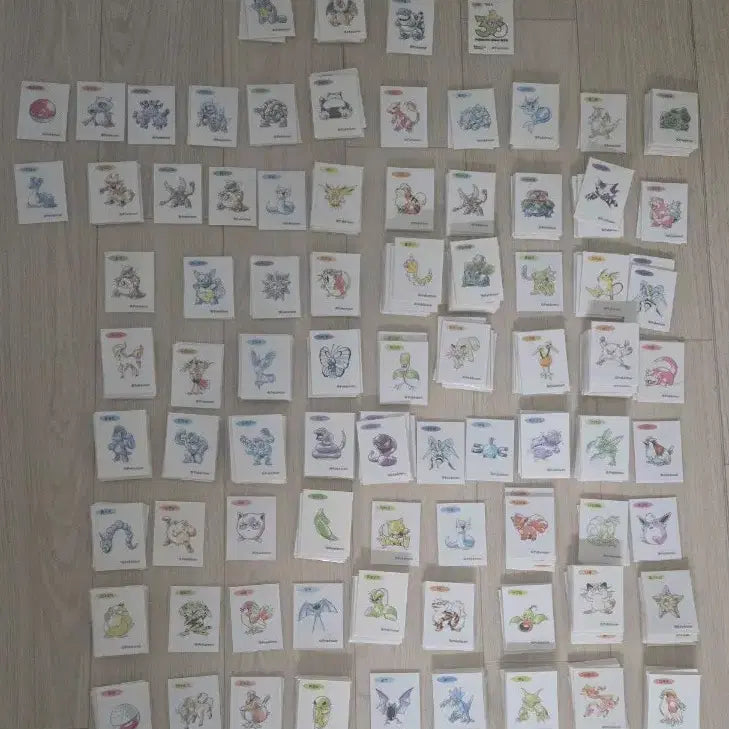 [BUNJANG] Pokemon Stickers / 포켓몬 띠부씰 판매