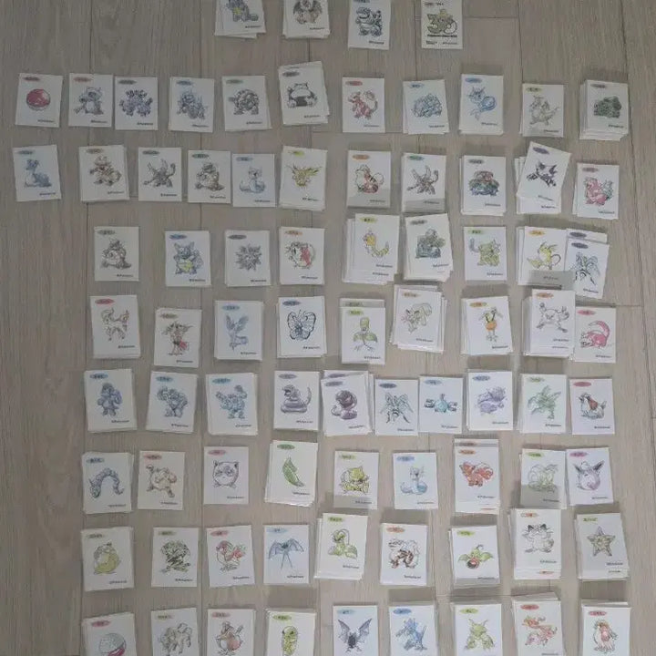 [BUNJANG] Pokemon Stickers / 포켓몬 띠부씰 판매