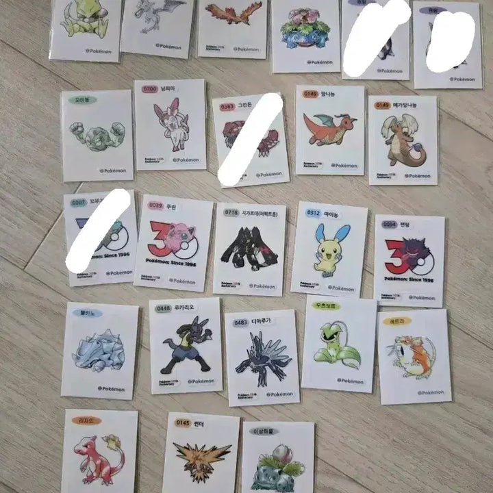 [BUNJANG] Pokemon Stickers / 포켓몬 띠부씰 판매
