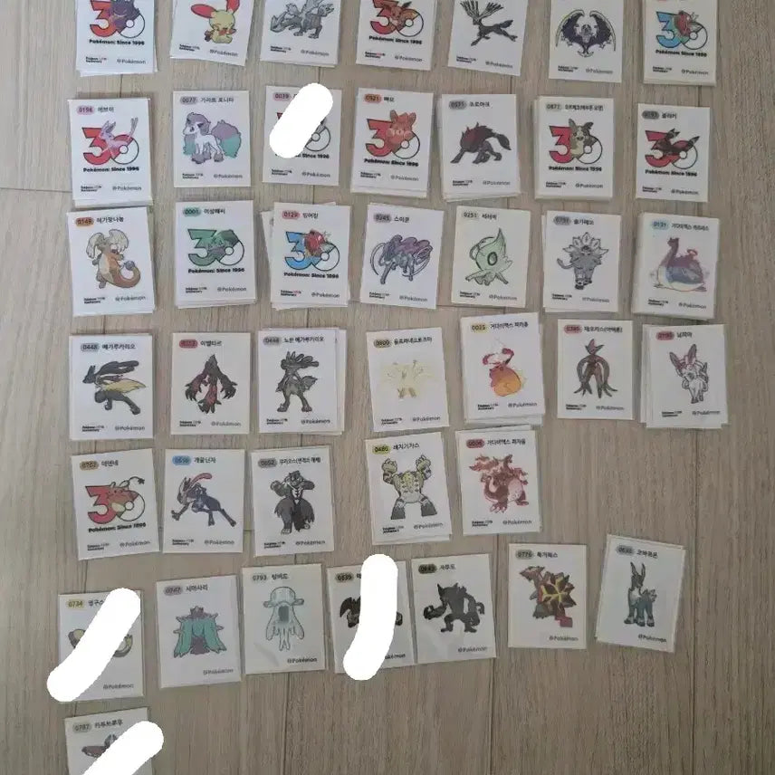 [BUNJANG] Pokemon Stickers / 포켓몬 띠부씰 판매