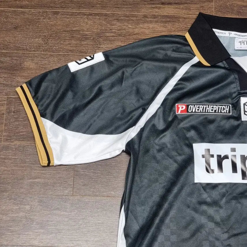 [BUNJANG] tripleS x over the pitch Assemble 25 Jersey Short Sleeve Black L No Marking / 트리플에스 x 오버더피치 어셈블 25 져지 숏슬리브 블랙 L 노마킹