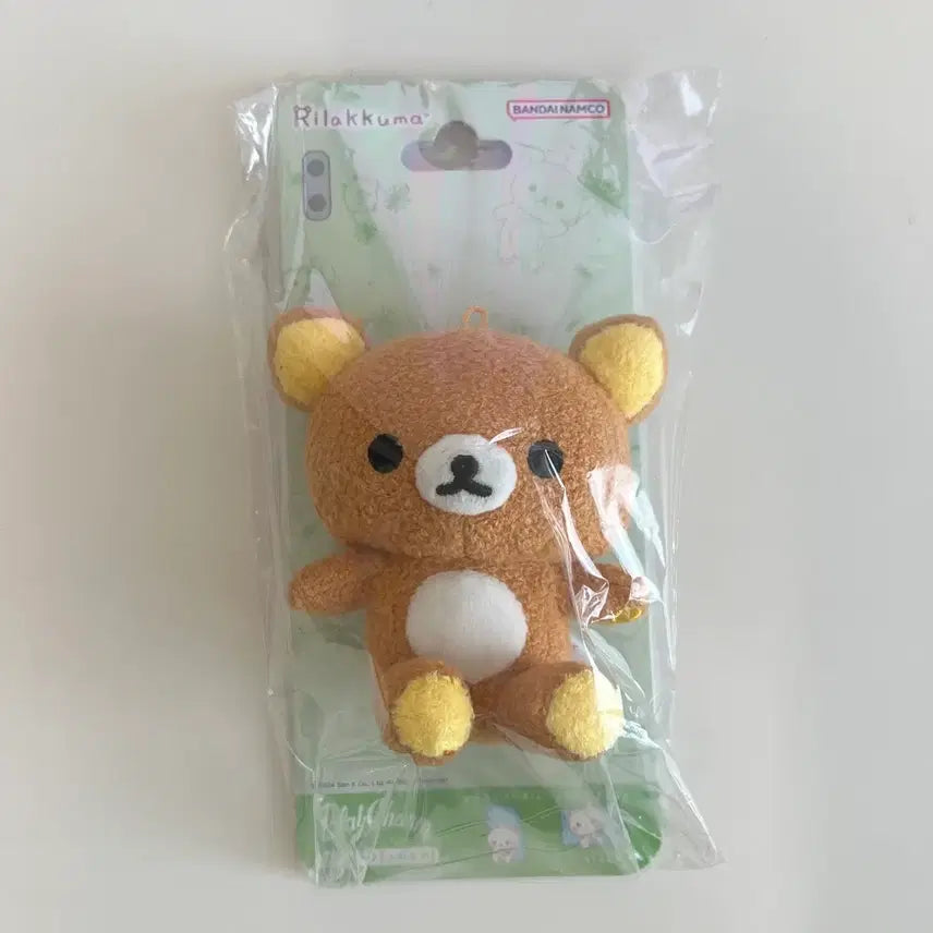 [BUNJANG] San-X Rilakkuma Plush Toy Play Charm Smart Tok Keyring / 산엑스 리락쿠마 봉제 인형 플레이참 스마트톡 키링