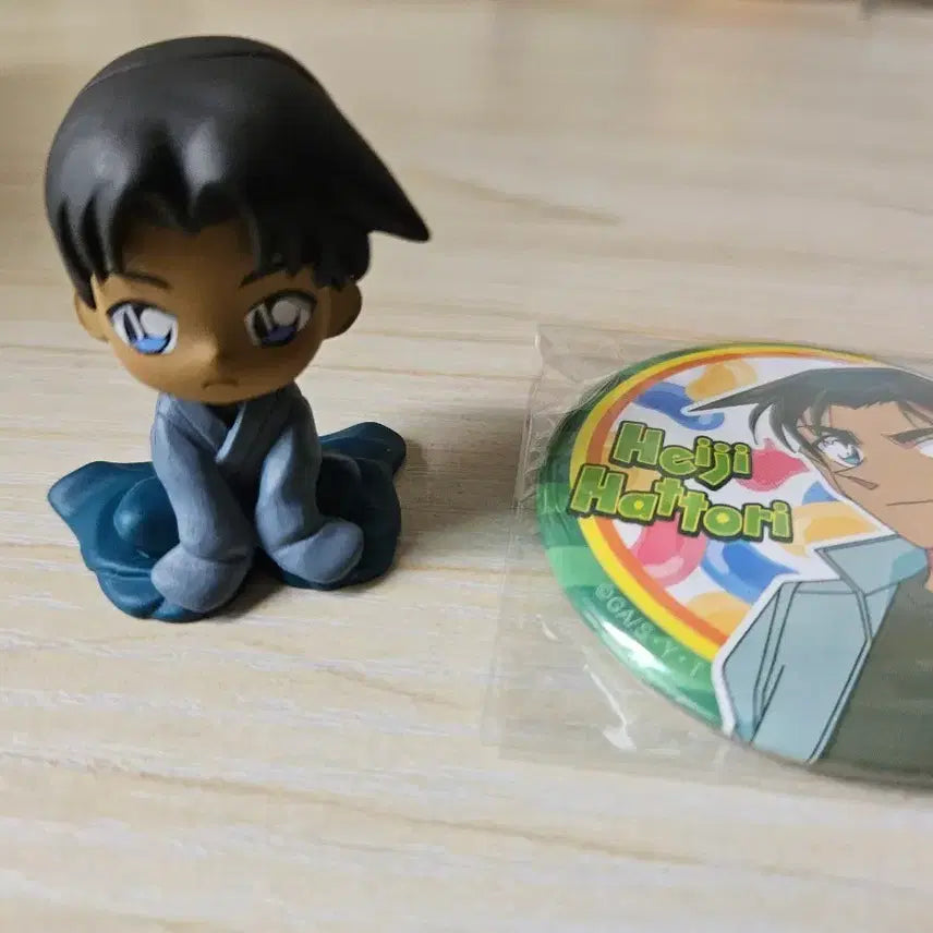 [BUNJANG] Detective Conan Heiji Hattori Chijimase Badge Bundle Set / 명탐정 코난 핫토리 헤이지 하인성 치지마세 뱃지 일괄