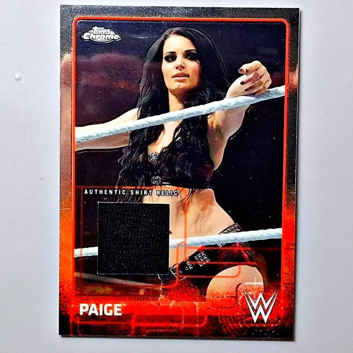[BUNJANG] WWE Page Rookie Jersey Card 2015 Topps Chrome Pro Wrestling / WWE 페이지 루키 저지카드 2015 탑스크롬 프로레슬링