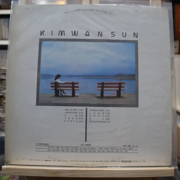 [BUNJANG] Kim Wan Sun 2nd Album Near Mint Vinyl / 김완선 2집 니어민트 : 나홀로뜰앞에서