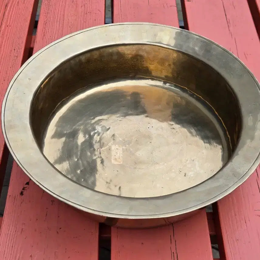 [BUNJANG] Bangjja Yugi Large Brass Basin / 방자 놋대야