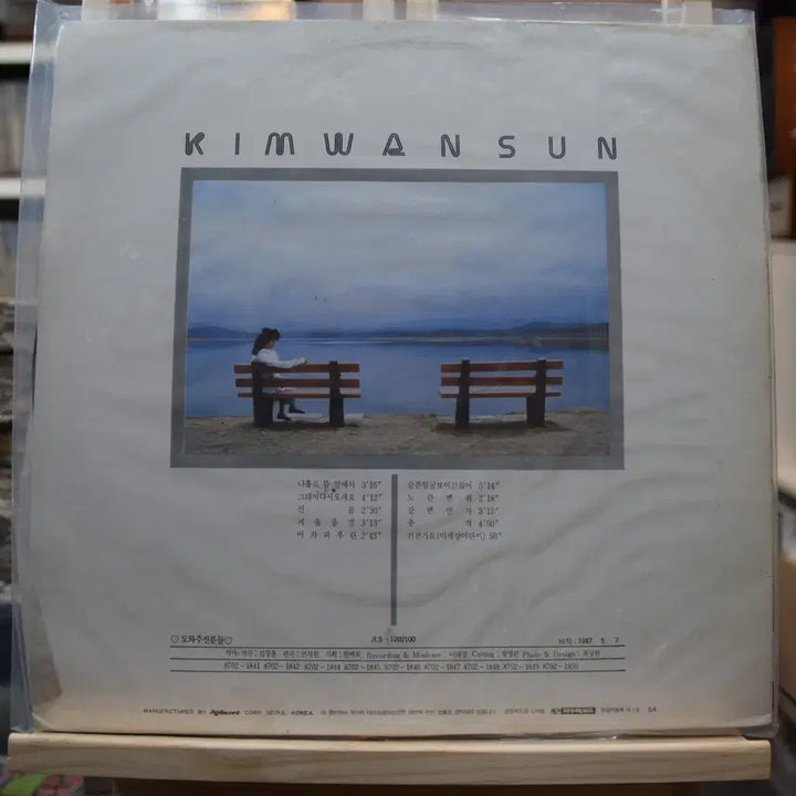 [BUNJANG] Kim Wan Sun 2nd Album Near Mint LP / 김완선 2집 니어민트 : 나홀로뜰앞에서