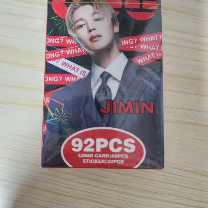 [BUNJANG] BTS Jimin LOMO Card Sticker 92 pcs Set / 방탄소년단 지민 LOMO카드 스티커 92개 세트