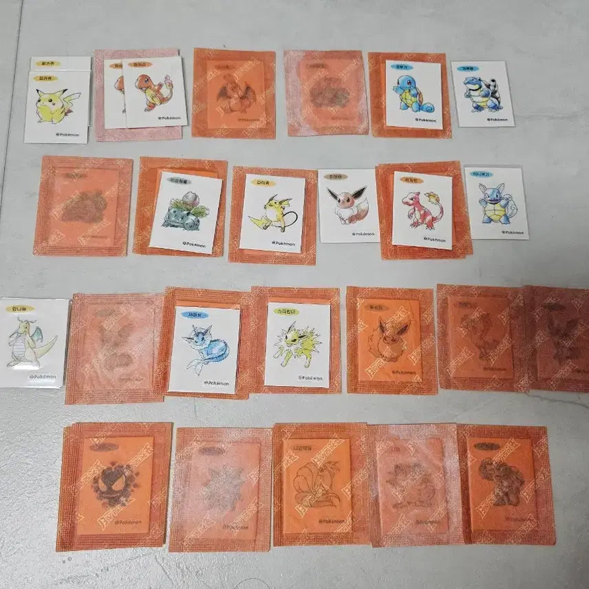 [BUNJANG] Pokemon Mew + Artwork Stickers Bundle / 포켓몬 뮤 띠부씰 + 아트워크 띠부씰 6장 무배 판매