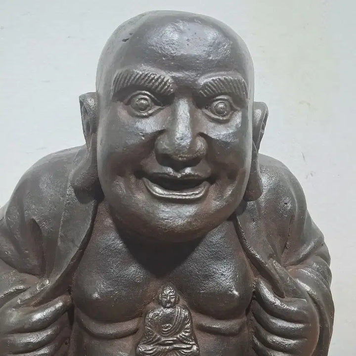 [BUNJANG] Antique Iron Monk Statue / 오래된 철 포대화상