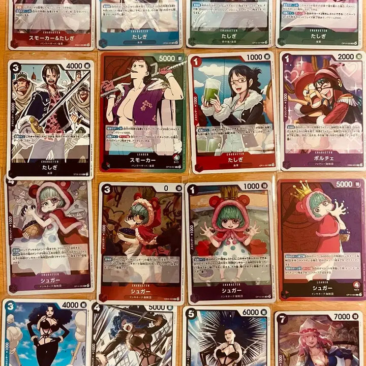 [BUNJANG] One Piece Japanese Trading Card Set - Female Characters / (원피스카드)일판 원피스 여캐 타시기 R 등 일반카드 일괄 판매