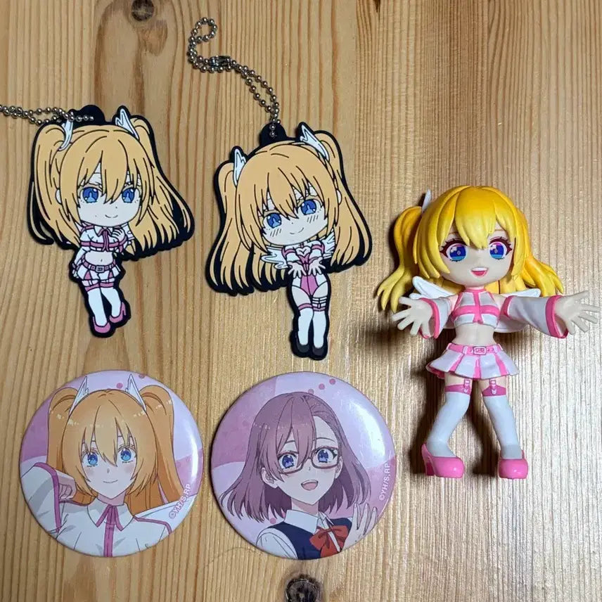 [BUNJANG] 2.5D Seduction Riel Mascot Badge Figure Bundle Set / 2.5차원의 유혹 리리엘 마스코트 뱃지 피규어 일괄