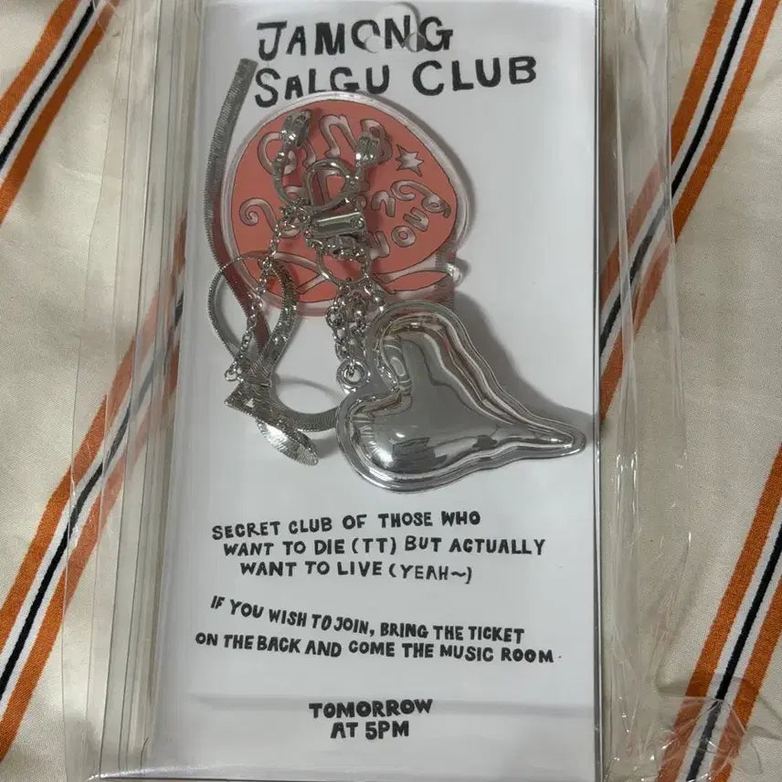 [BUNJANG] BEAKER Jamong Salgu Club Keychain / 한로로 비이커 자몽살구클럽 키링