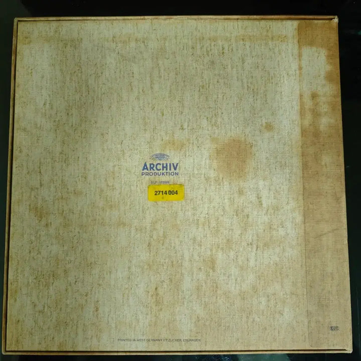 [BUNJANG] J.S. Bach Das Wohltemperierte Clavier (The Well-Tempered Clavier) 5LP Box Set Performed by Helmut Walcha / 바흐  Das Wohltemperierte Clavier 평균율 클라비어곡집