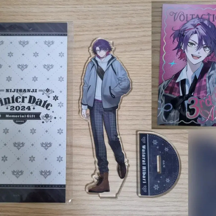 [BUNJANG] Nijisanji Watari Hibari 3rd Anniversary Cheki Photocard + Winter Acrylic Vol.taction Bundle Set / 니지산지 와타라이 히바리 3주년 체키 포카 + 윈터 아크릴 볼택션 볼텍션