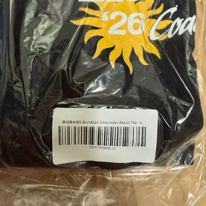 [BUNJANG] BIGBANG Coachella Sundays T-Shirt Black L Official MD / 빅뱅 선데이즈 코첼라 티셔츠 블랙 L 새상품(오피셜 공식md)