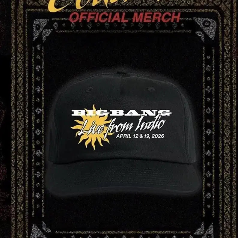 [BUNJANG] BIGBANG Coachella Sundaze Hat OS Official MD / 빅뱅 코첼라 선데이즈 햇 OS 새상품(오피셜 공식md)