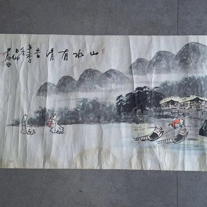 [BUNJANG] Korean Ink Wash Landscape Painting / 수집 취미 수묵화 산수화 동양화