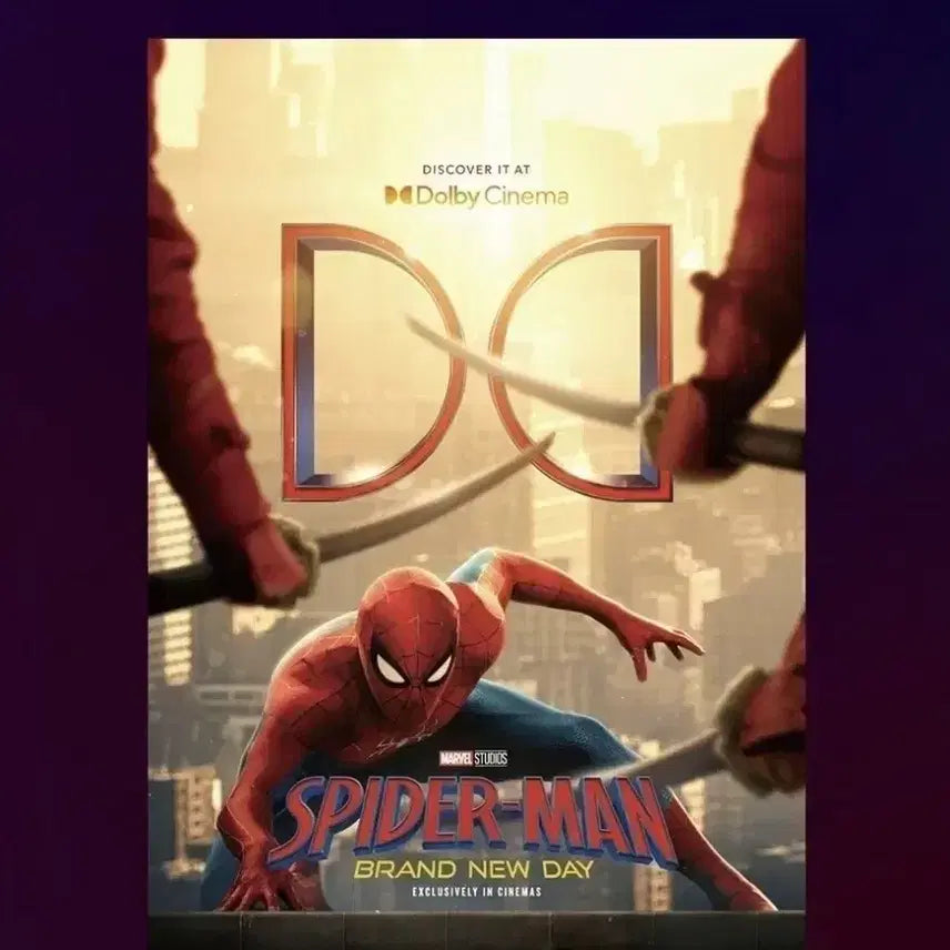 [BUNJANG] Spider-Man: Brand New Day Dolby Cinema Poster / 스파이더맨 브랜드 뉴데이 돌비 포스터