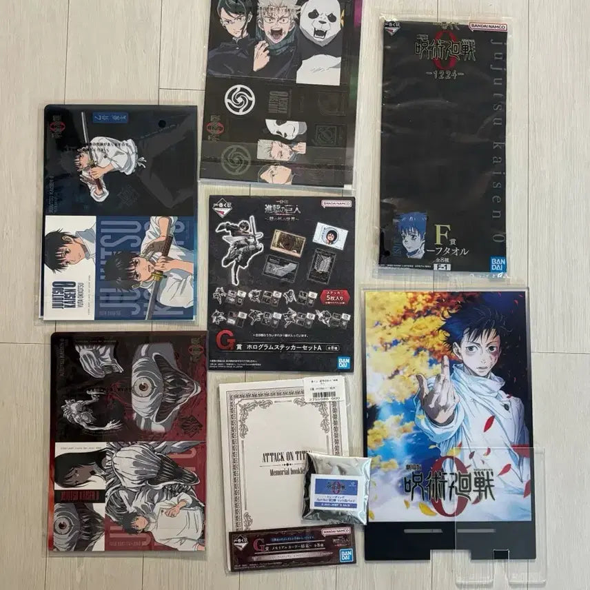 [BUNJANG] Jujutsu Kaisen 0 Yuta Okkotsu Kuji Prize Goods Bundle Set / 일괄) 주술회전0 유타 쿠지 하위상 굿즈 세트