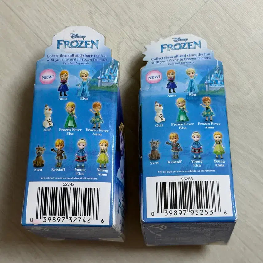 [BUNJANG] Disney Frozen Mini Toddler Doll Anna &amp; Elsa Set / 디즈니 겨울왕국 프로즌 미니 토들러돌 안나 엘사 세트